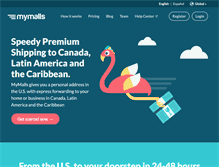 Tablet Screenshot of mymalls.com